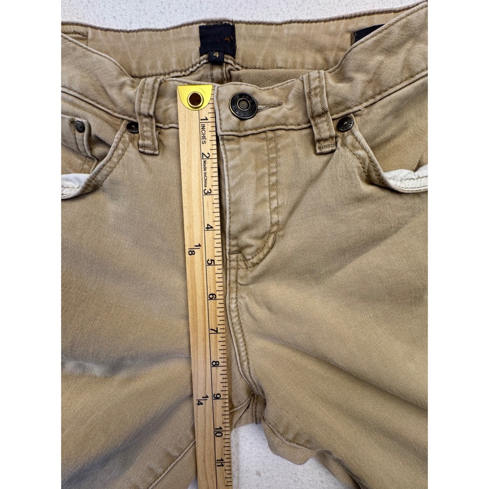 Jag Jeans Straight Leg Pants Womens 4 Tan‎ Khaki Cotton Blend JW770 - Picture 7 of 11